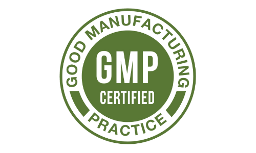 GMP Certified Good Manufacturing Practice badge